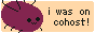animated button with the words 'i was on cohost!' and its mascot eggbug